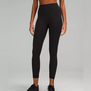 Black Lululemon Wonder Train Leggings